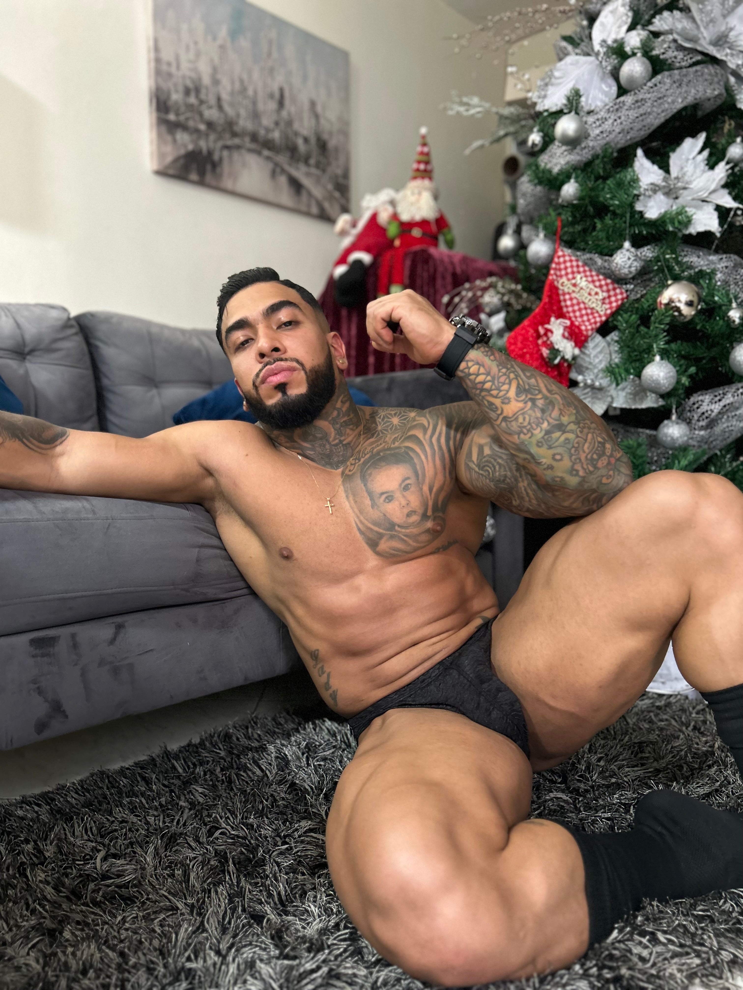 BRIEF CELESTIAL CORRUGADO NEGRO