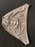 BRIEF CELESTIAL CORRUGADO PLATEADO