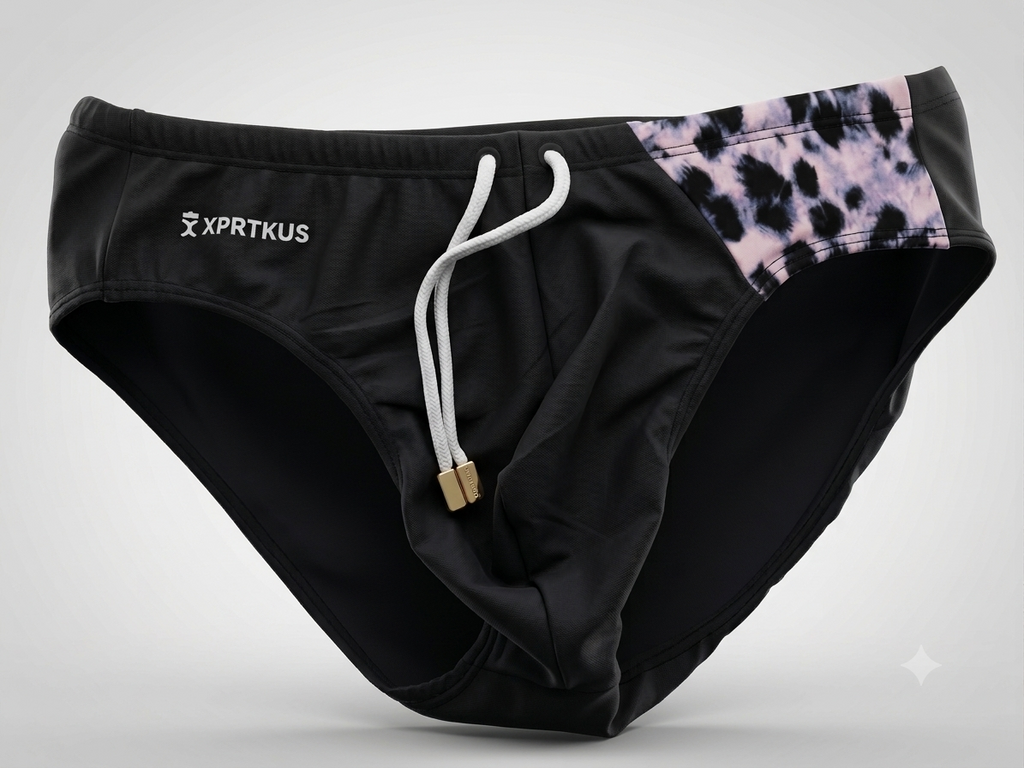BRIEF SWIMWEAR EVOQUE EXCLUSIVE PURPLE LEOPARDO