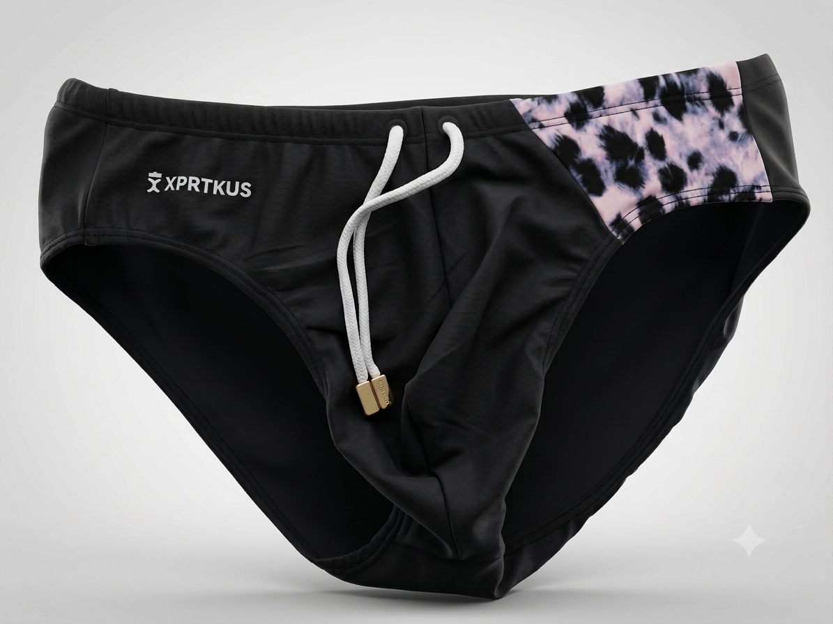 BRIEF SWIMWEAR EVOQUE EXCLUSIVE PURPLE LEOPARDO