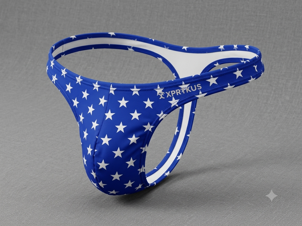 THONG X-CONCEPT BLUE WHITE STARS