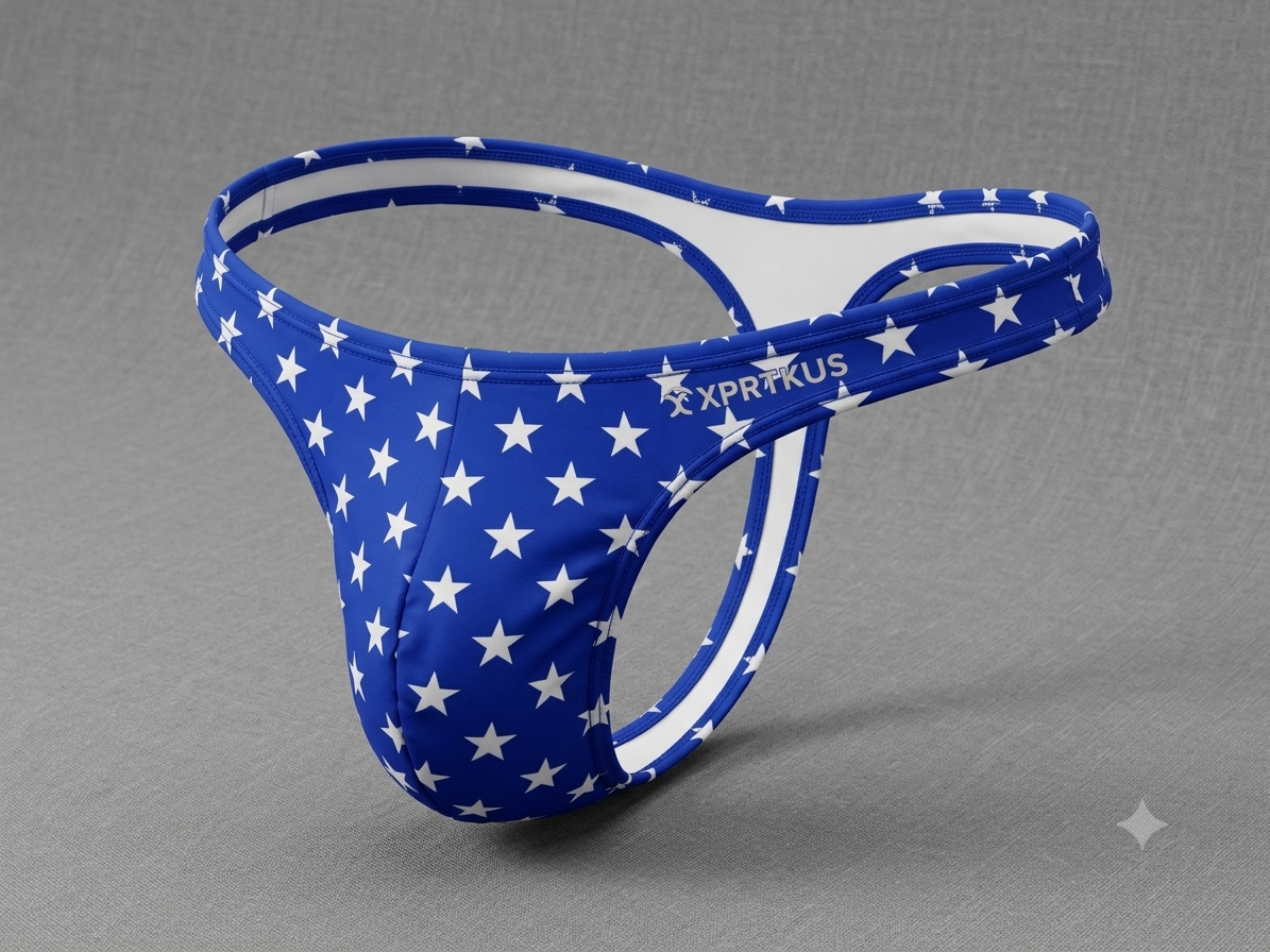 THONG X-CONCEPT BLUE WHITE STARS